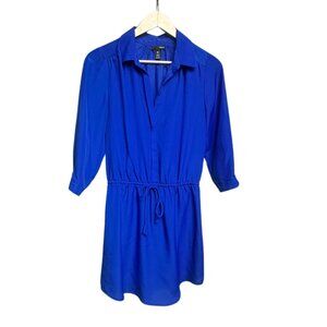 Women's Dress, Blue Shirt Dress, AQUA Brand Size S